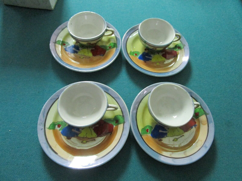 Made In Japan Doll Tea Set  Teapot, Creamer, Sugar Cups Saucers  [84C] PICK 1