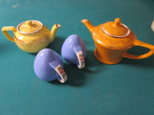 Hall Usa Pottery Teapot Yellow, Orange And Shakers - Pick1 ^^