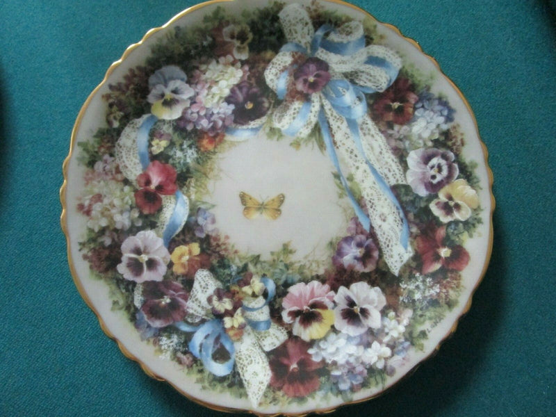 Lena Liu Collector Plates Floral Greetings Inspirational Pick 1 ^^