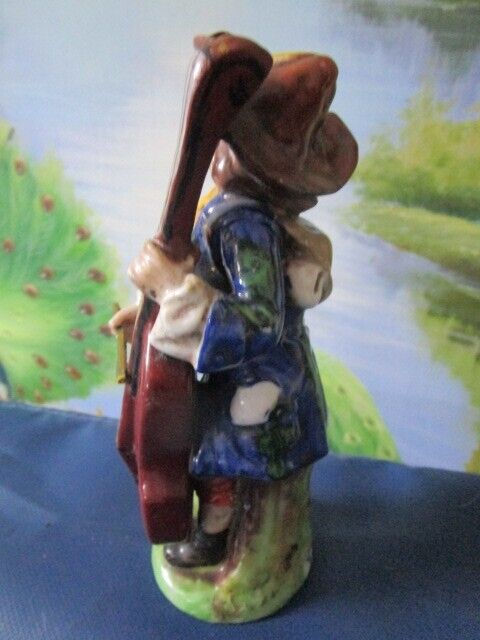 1880''s Capodimonte 19thC Porcelain Figurine Musician #3 Cello Player