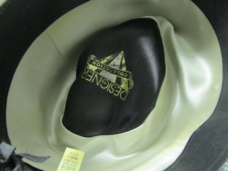 ALPHA GODFATHER FAUX FUR -hat - JUNE'S YOUNG WIDE BRIM TOP FLOWER PICK1