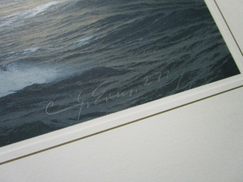 GREENWICH WORKSHOP CAMEO ORIGINAL PRINTS NEW PORTFOLIO MOSHULU SHIP NUMBERD RARE