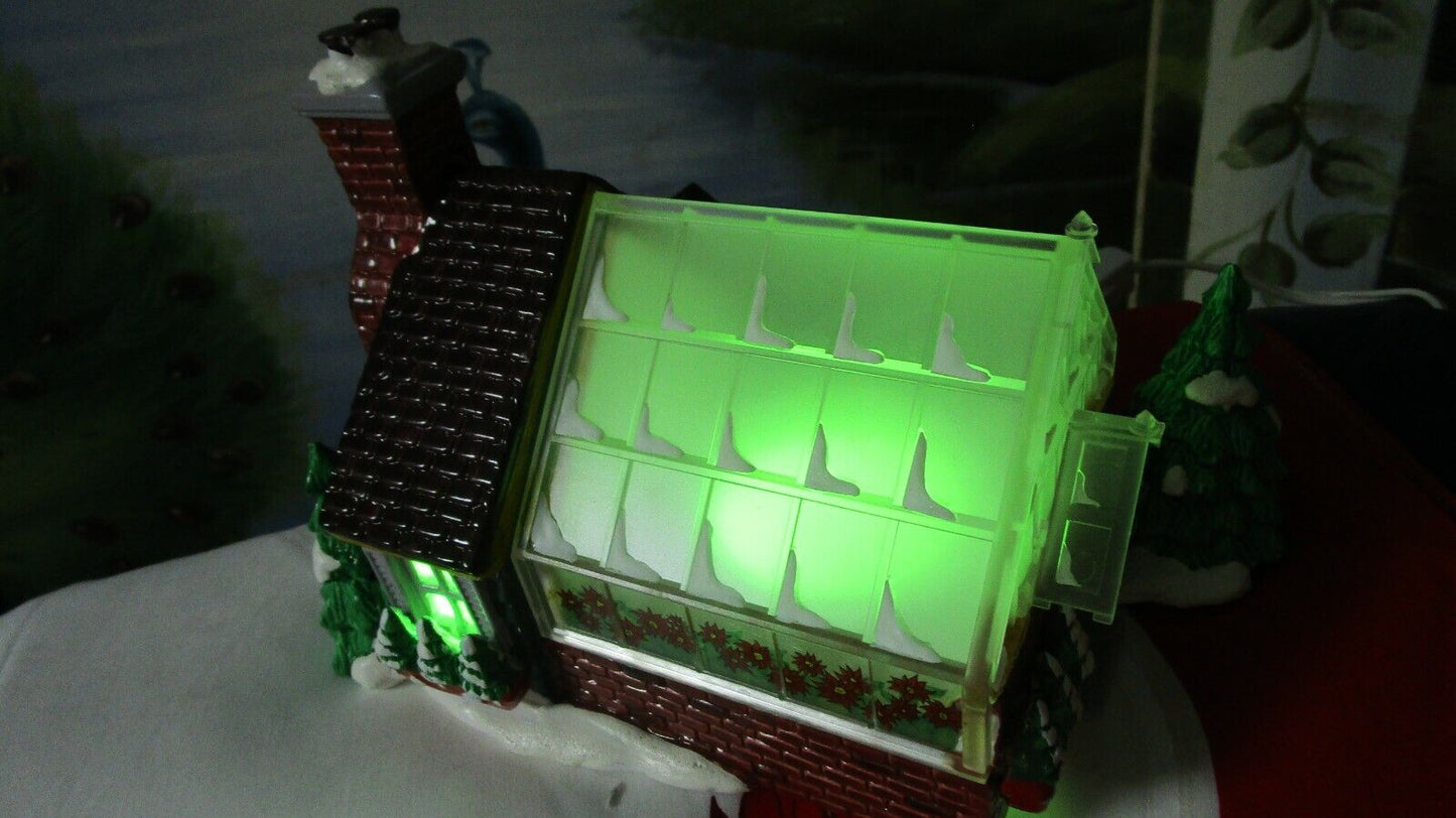 VILLAGE GREENHOUSE LIGHTED ORIGINAL DEPT 56  NEW SHOW-ROOM-MODEL