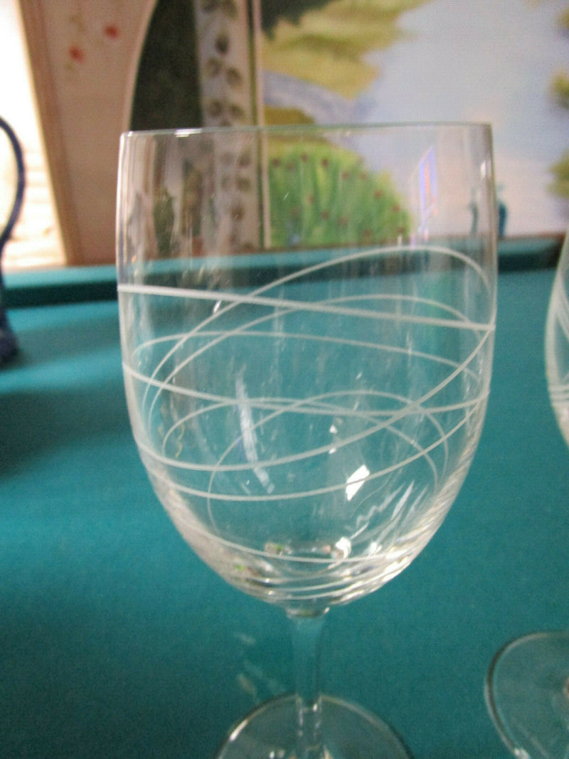 CRYSTAL GLASSES GREEN SASAKI, VERA WANG , ROYAL DOULTON "PARTY" PICK ONE