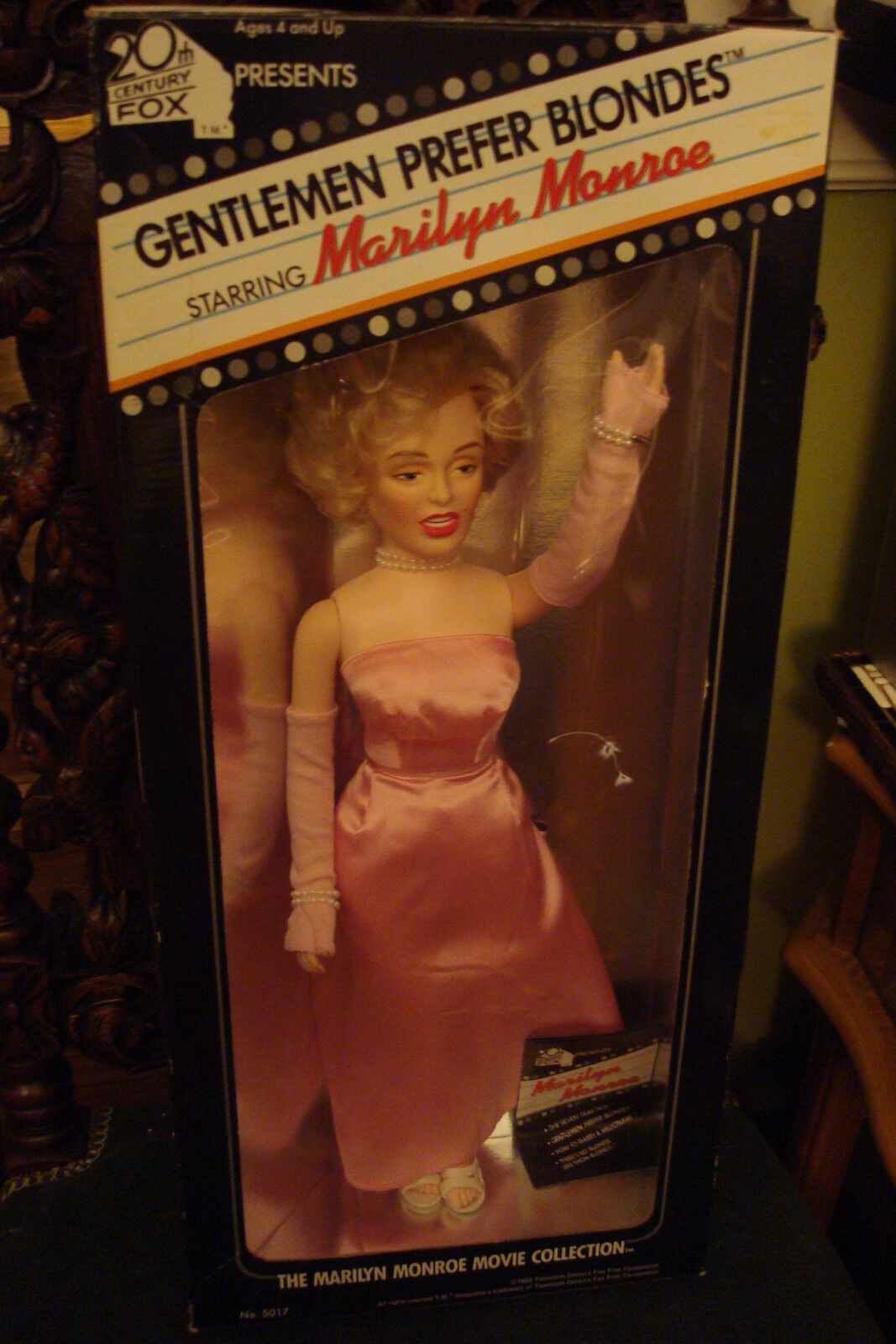 20th Century Fox Marilyn Monroe Doll Gentlemen Prefer Blondes, 17" NEW IN BOX