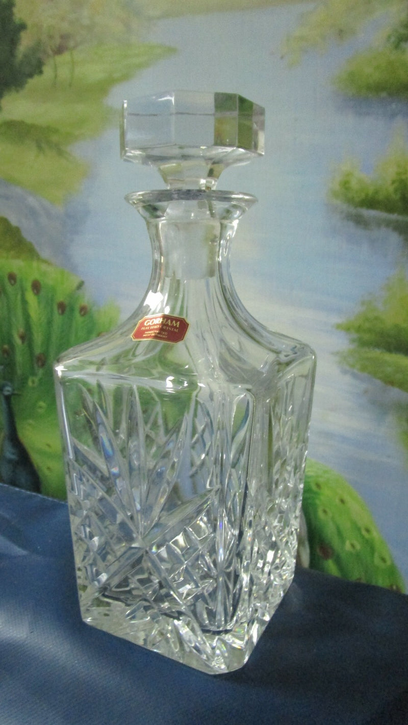 GORHAM ENGLAND CRYSTAL DECANTER LADY ANNE / MONTECARLO NEW NO BOX PICK 1