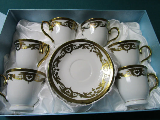 Imperial Fine Porcelain Teaset 12 Pcs Cups Saucers New In Box China