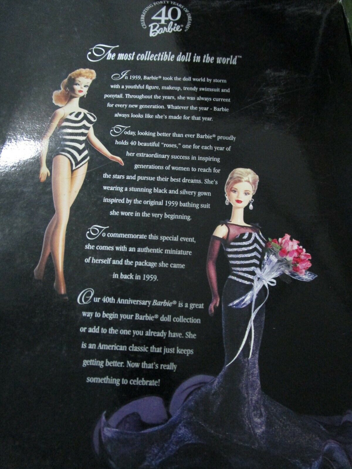 40TH ANNIVERSARY BARBIE MATTEL DOLL