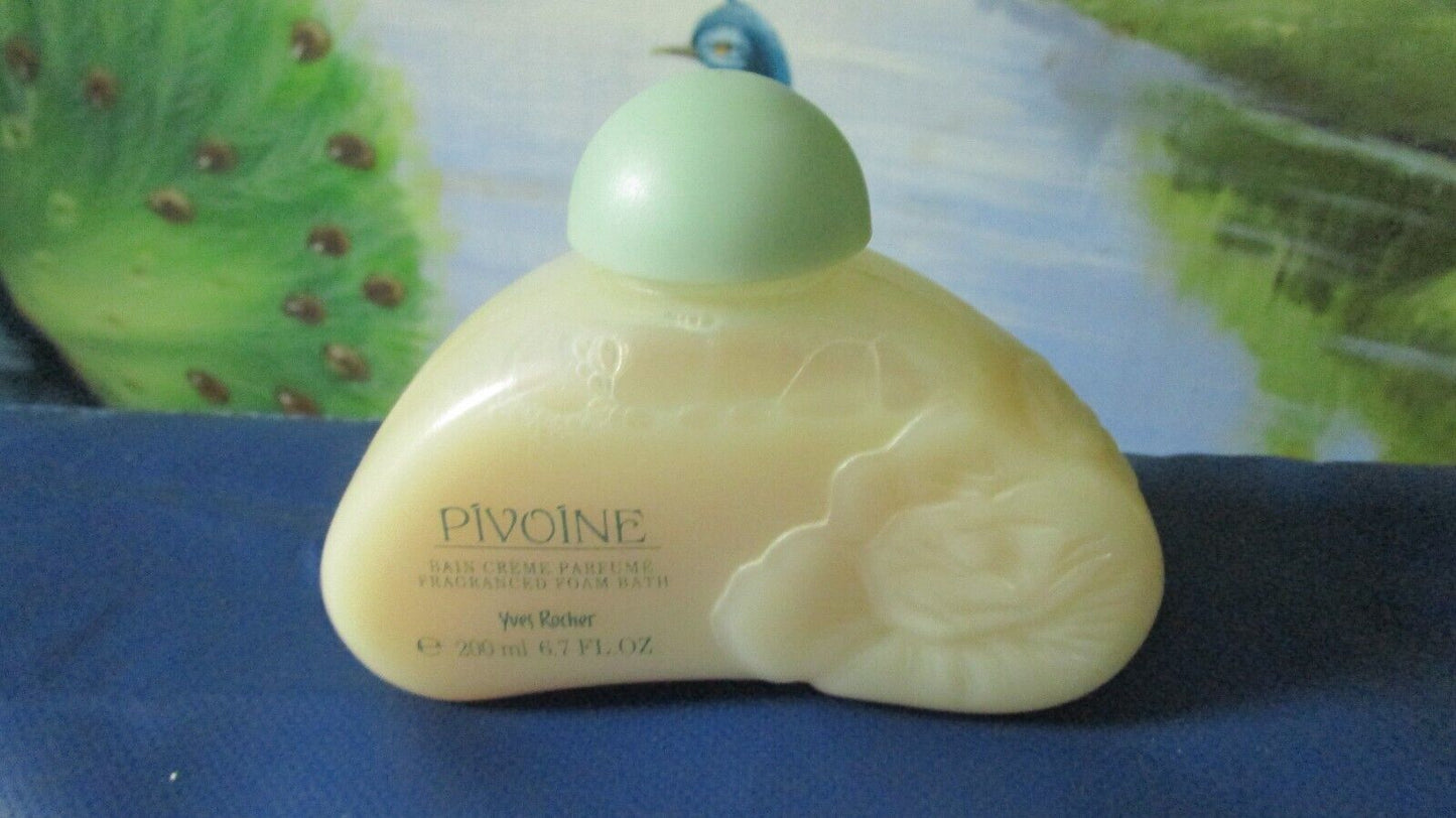 Yves Rocher PIVOINE Perfumed foam bath 6.7 oz! NEW! RARE HARD TO FIND!