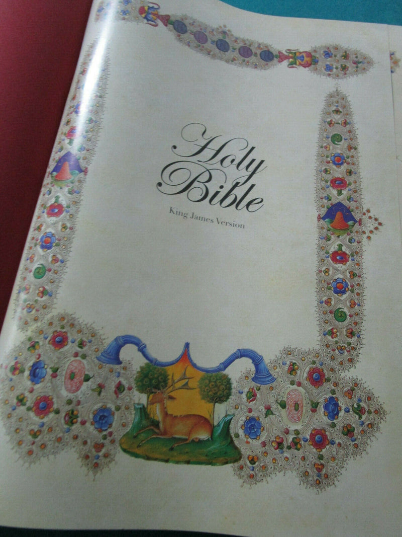Holy Bible First Edition King James Version 300 Pages Salvaged  Box^^^