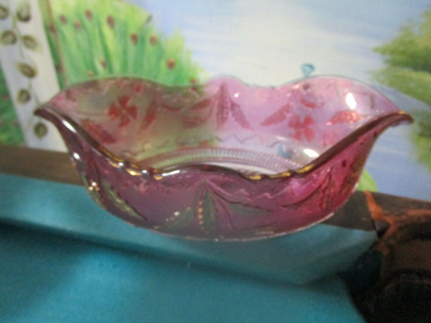 USA GLASS EAPG HIGBEE CHEESE DISH BONBON BOWL PINK BOWL PITCHER TUMBLERS PICK1