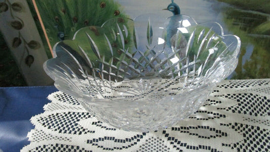 WATERFORD CRYSTAL BOWL BROOKSIDE 3 1/2 X 9" NEW NO BOX