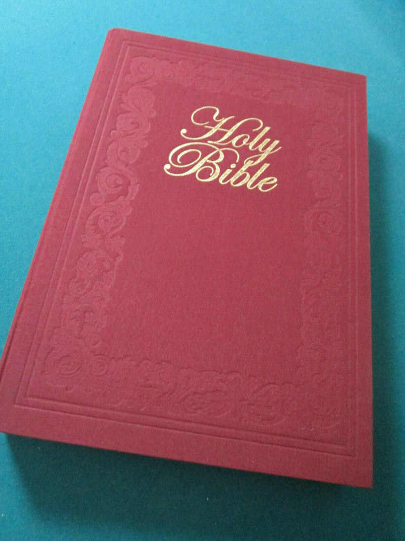 Holy Bible First Edition King James Version 300 Pages Salvaged  Box^^^