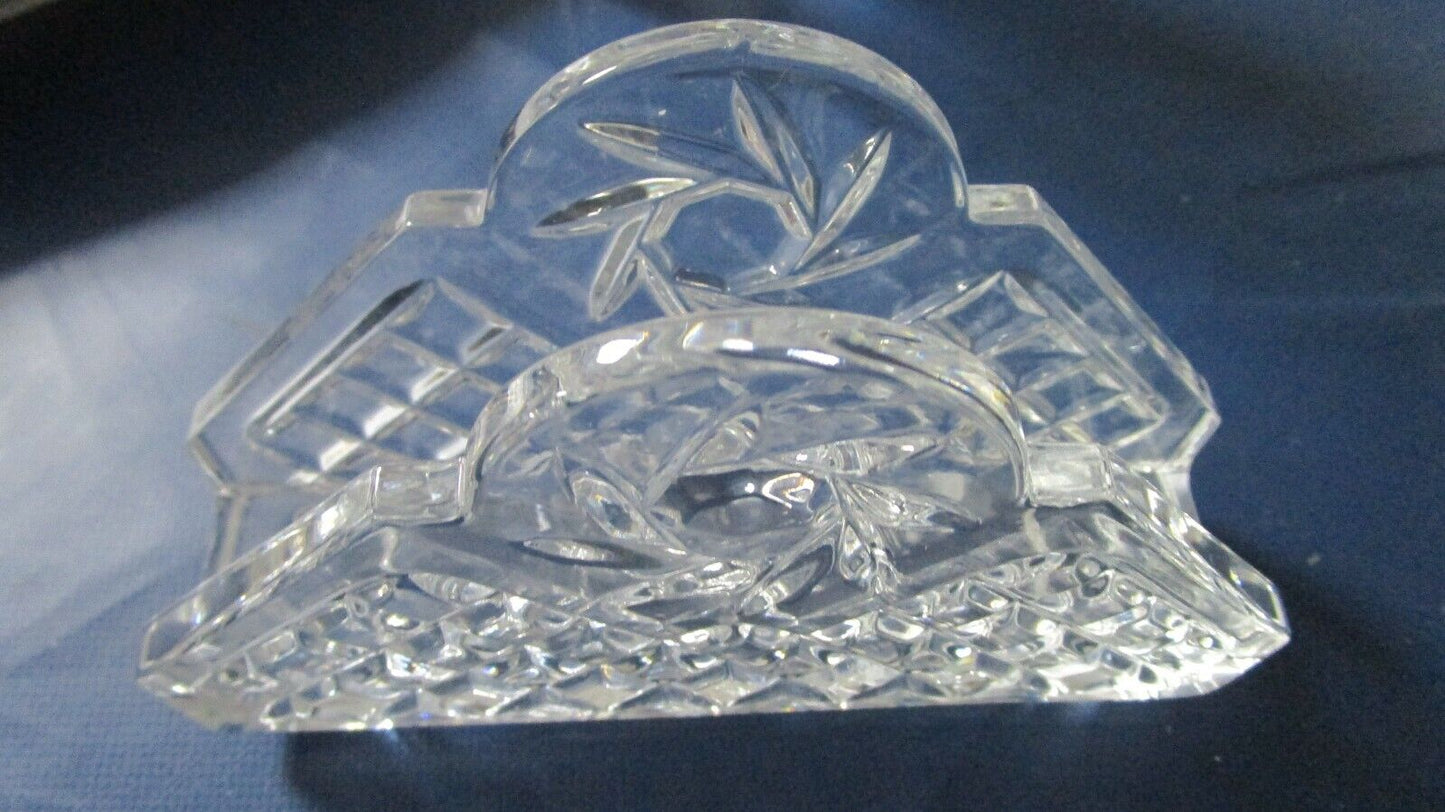 WATERFORD NAPKIN HOLDER / PAPERWEIGHT PICK1