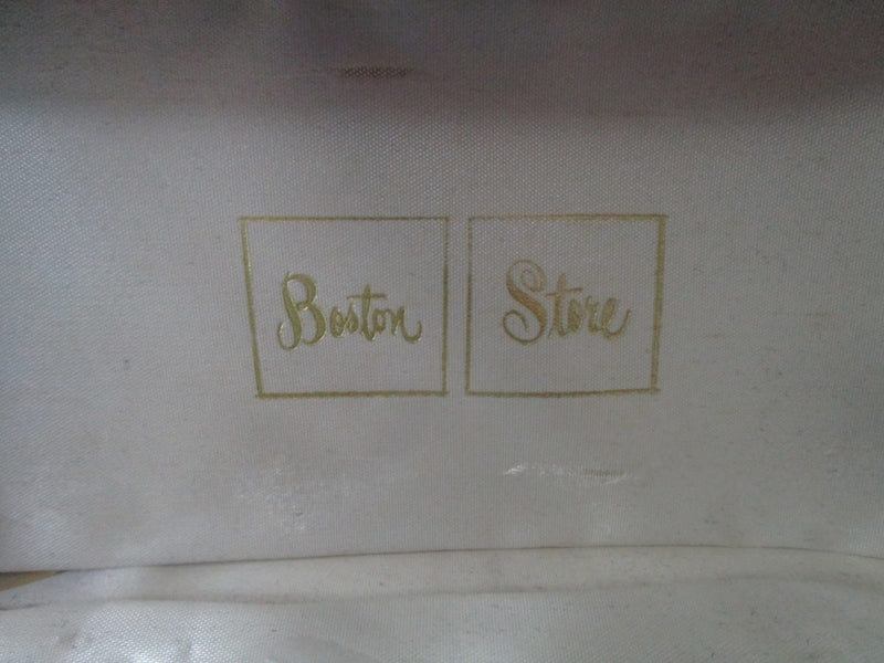 BOSTON STORE 4 SILVERPLATE CORDIAL CUPS 3" IN ORIGINAL BOX RARE^^