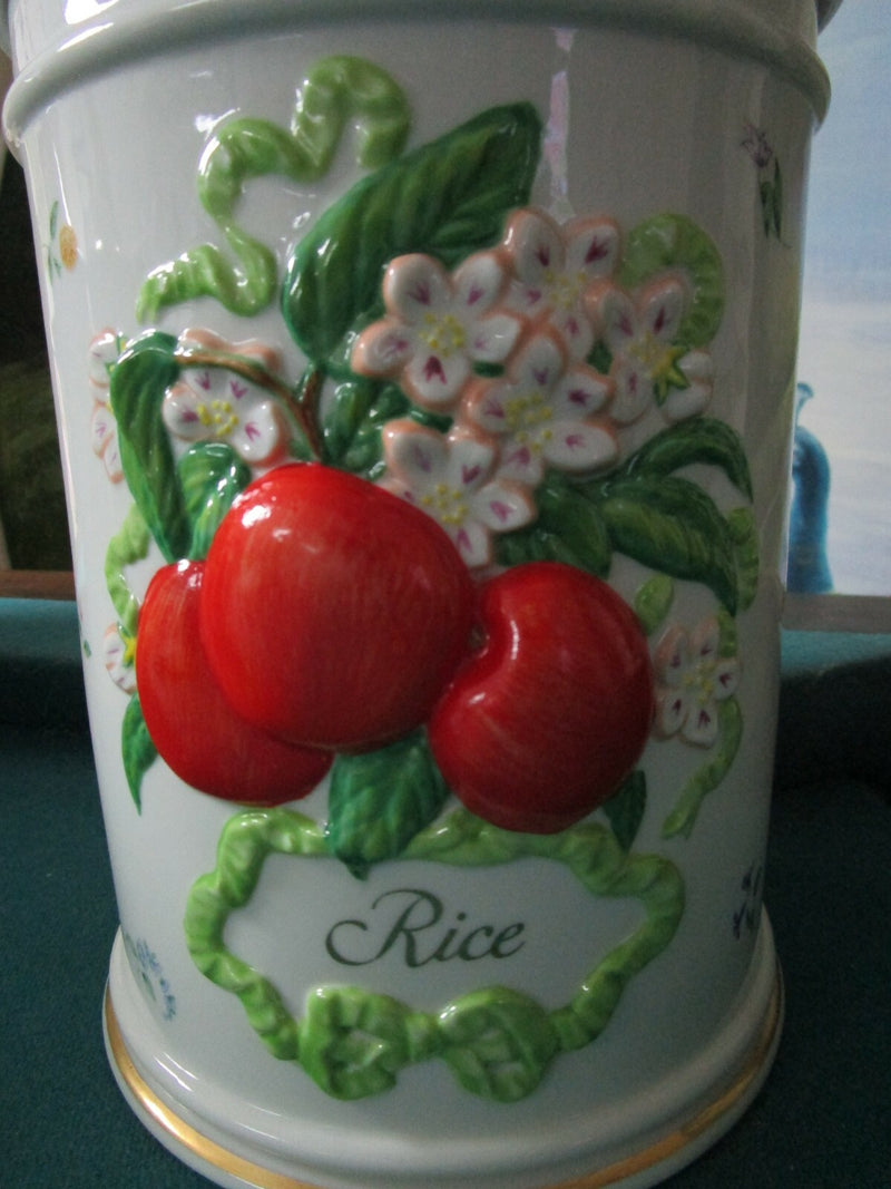 DANBURY MINT CANISTER CORDON BLEU SUGAR TEA PASTA COFFEE FLOUR PICK 1