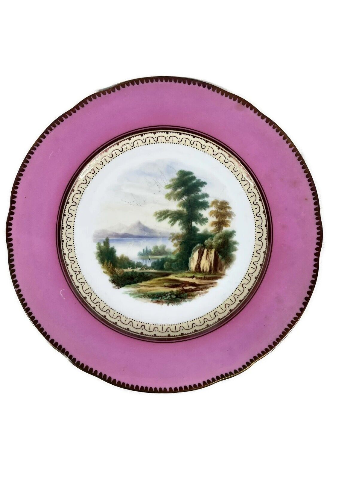 19th Century Copeland Cabinet Plate Set