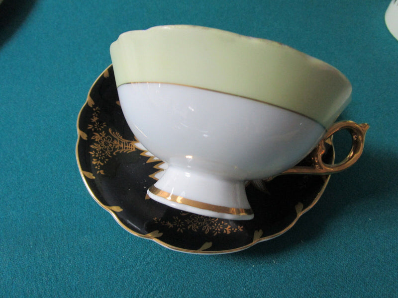 Royal Sealy Japan Mid Century  Floral Cup And Saucer [86]
