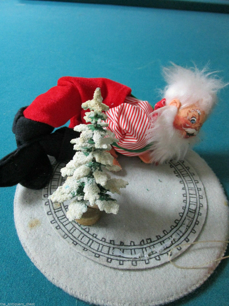 1980s ANNALEE SNOWMAN 20", BEAR SNOW FIGHT 11", SANTA doll W/TRAIN 7" PICK1^^