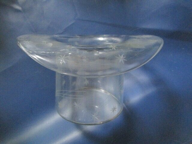 VINTAGE TOP HAT CRYSTAL BOWL