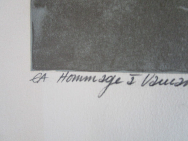 Pierre Jacquot (1929-2009)original pencil signed lithograph  ARTIST PROOF UNTITL