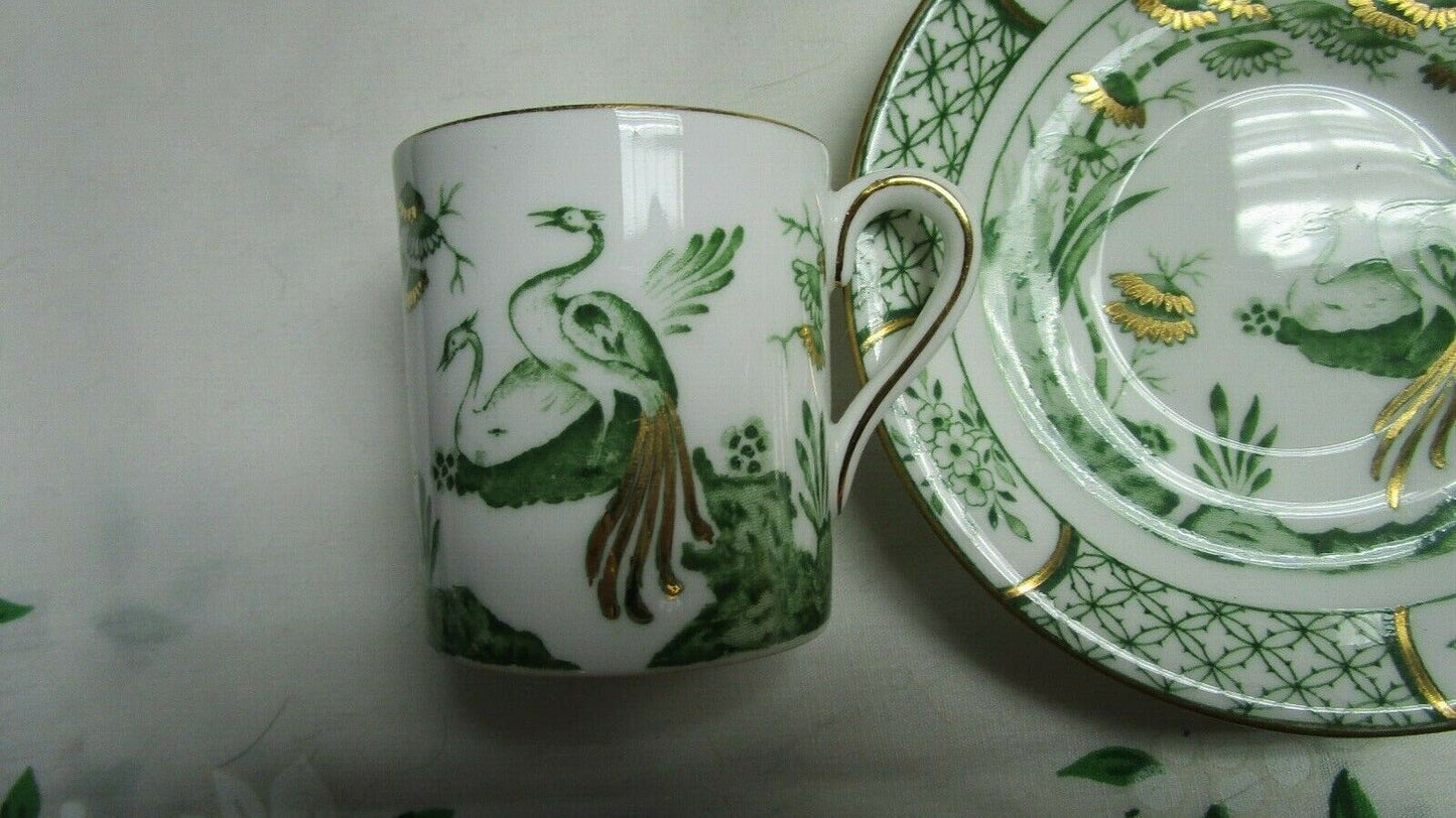 TUSCAN COFFEE CUP SAUCER PARADISE BIRDS GREEN / BLUE PICK 1 [98]