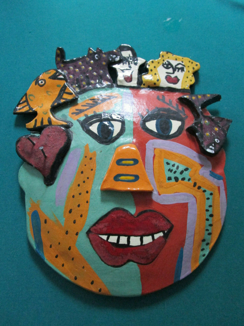 POTTERY CERAMIC MASKS STUDIO MENDEZ STUDIO JERILYNN CERAMIC MIXED PICK ONE
