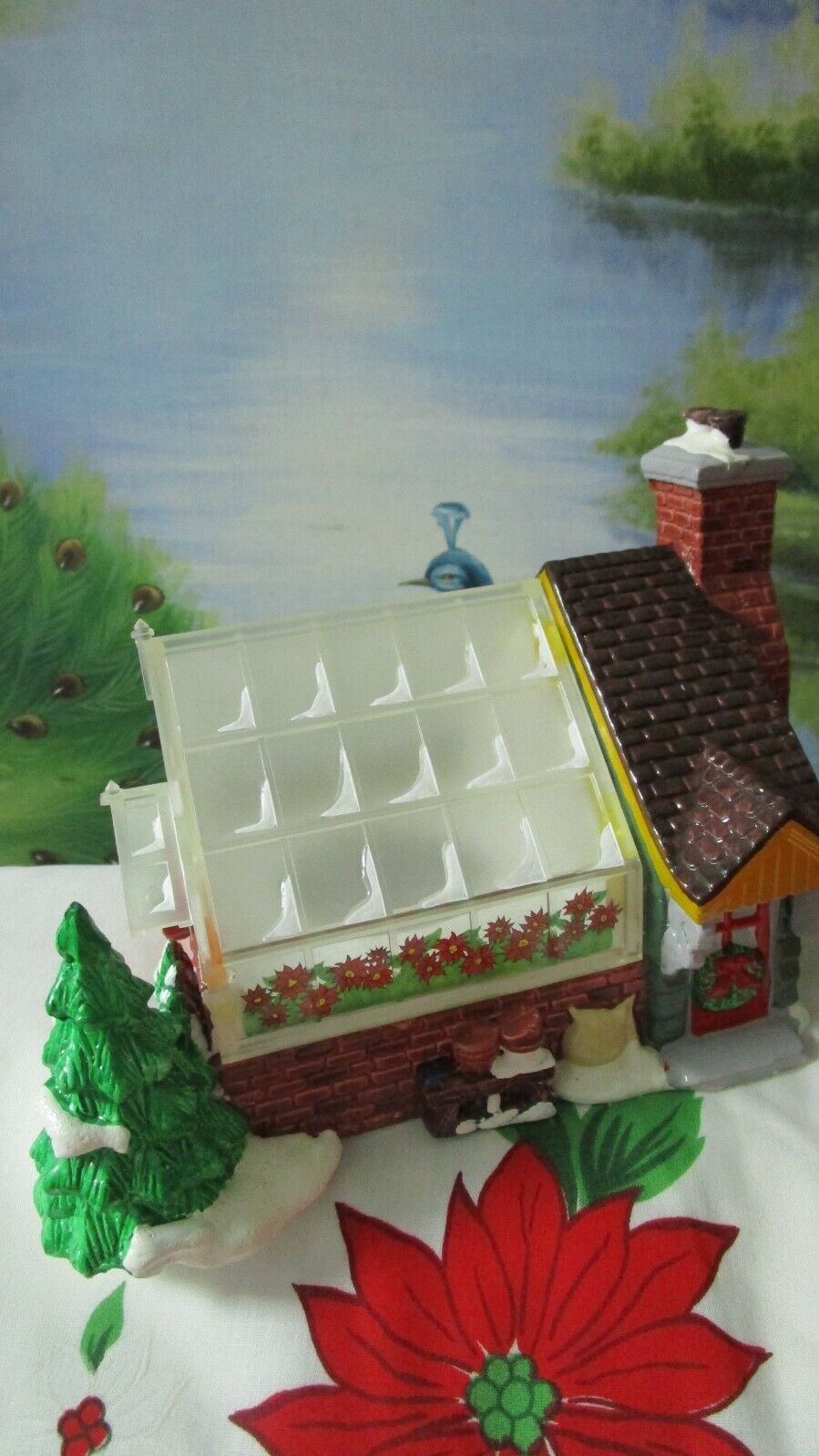 VILLAGE GREENHOUSE LIGHTED ORIGINAL DEPT 56  NEW SHOW-ROOM-MODEL