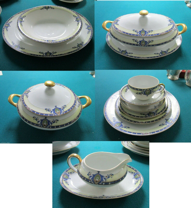 Victoria Schmidt Czechoslovakia China Plates Tureen  Cups Saucers pick1