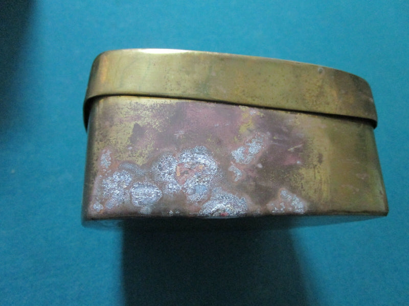 ANTIQUE CHINESE BRASS CRICKET BOX PICK 1