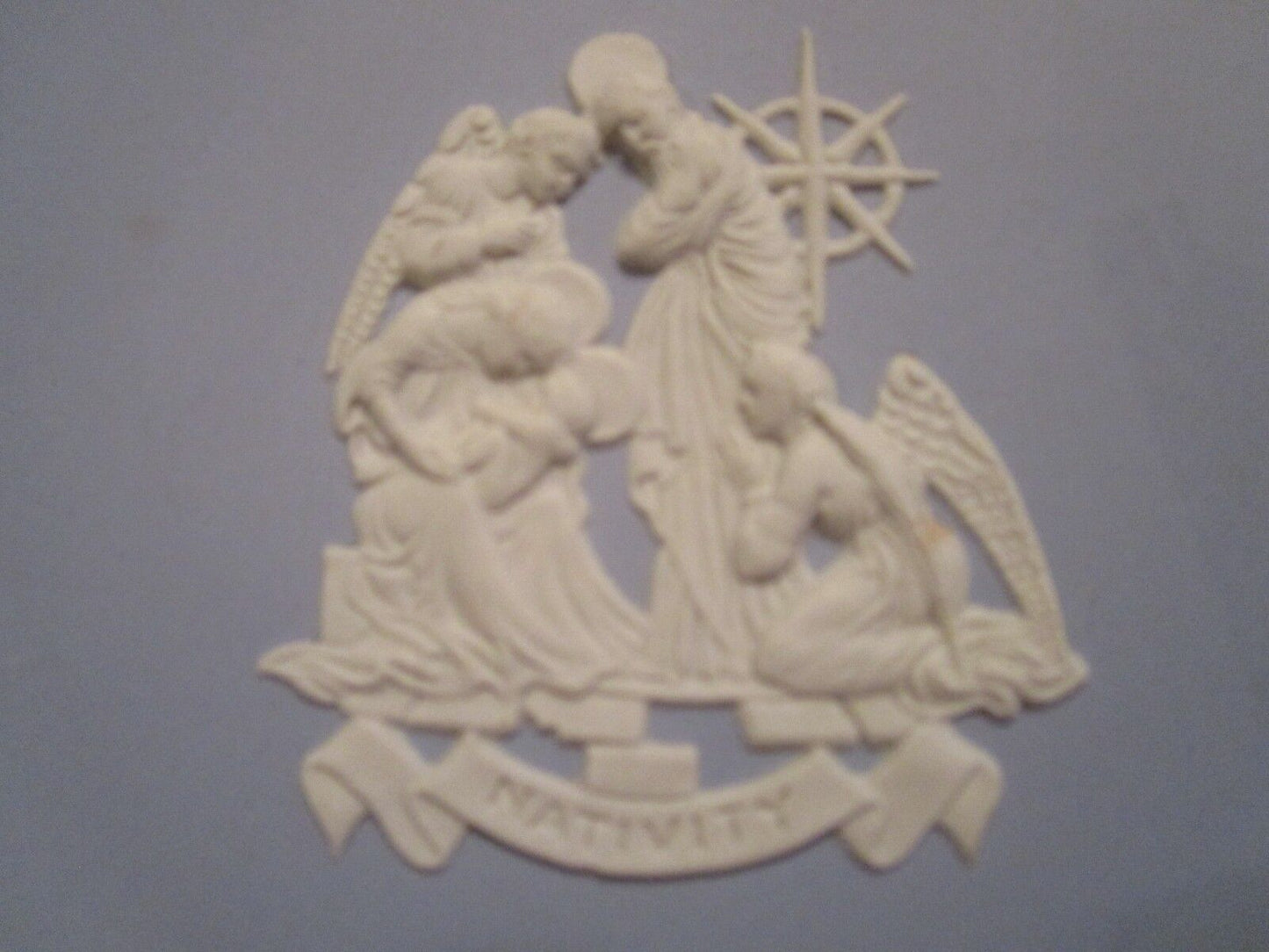 WEDGWOOD ENGLAND NATIVITY CHRISTMAS PLATE 7 1/2"  [*a1]