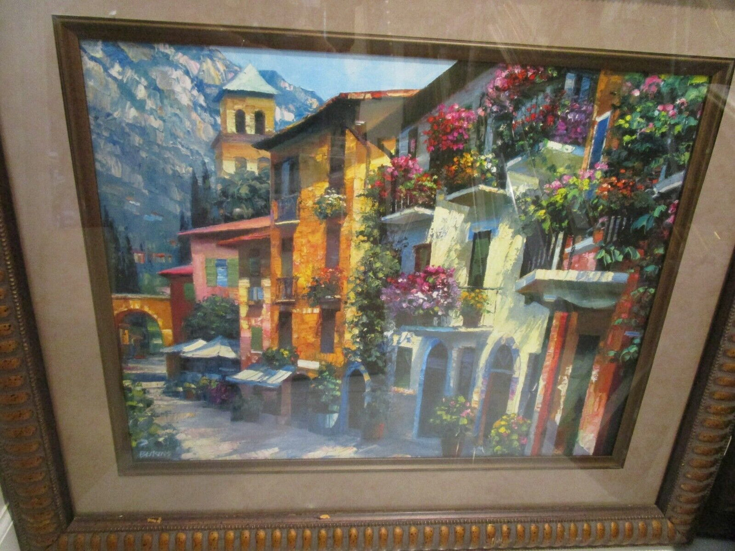 "Village Hideaway" by Howard Behrens  Hand Embellished Giclee on Canvas