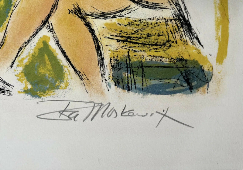 IRA MOSKOWITZ LITHOGRAPH UNFRAMED PENCIL SIGNED PICK1