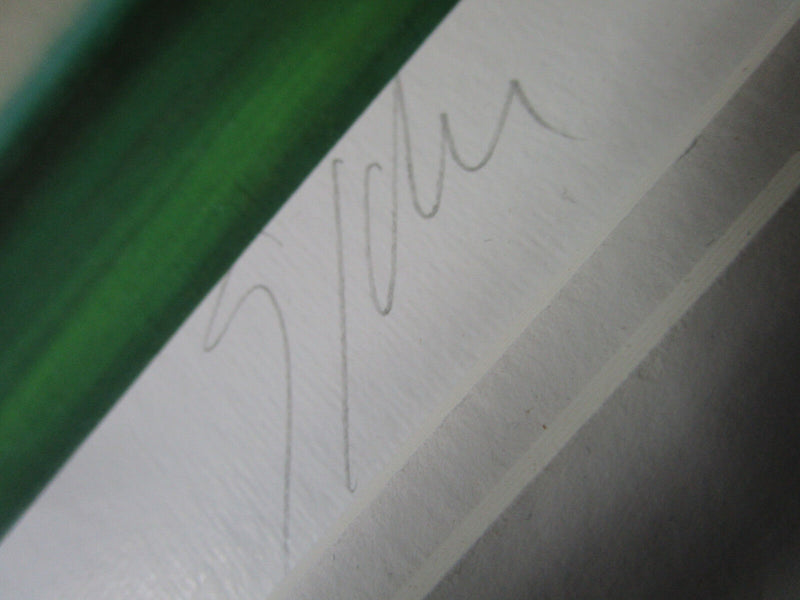 SERIOLITHOGRAPH  VICTOR SPAHN "GOLF # 2" W/ CERTIFICATE,  PENCIL SIGNED NUMBERED