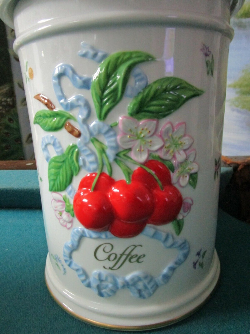 DANBURY MINT CANISTER CORDON BLEU SUGAR TEA PASTA COFFEE FLOUR PICK 1