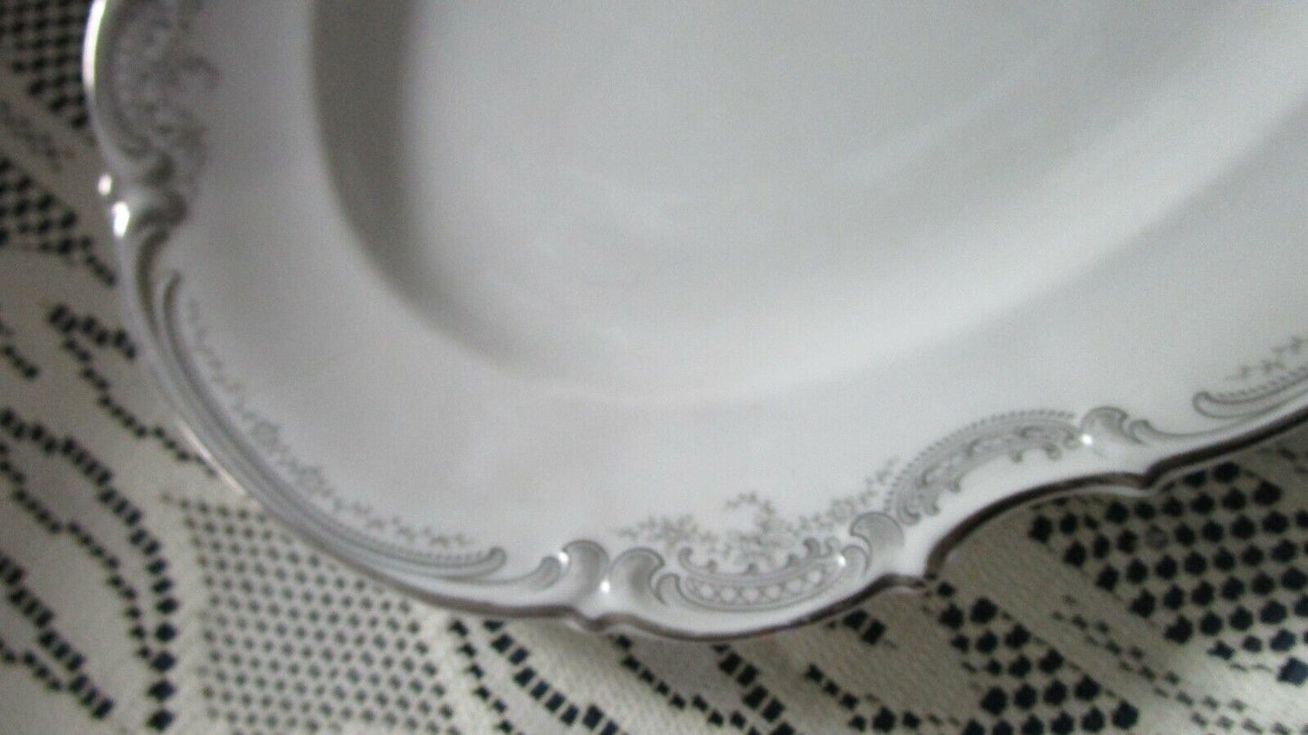 HUTSCHENREUTHER SYLVIA gold/ platinum BOWLS  OVAL ROUND  TRAYS GRAVY BOAT PICK 1