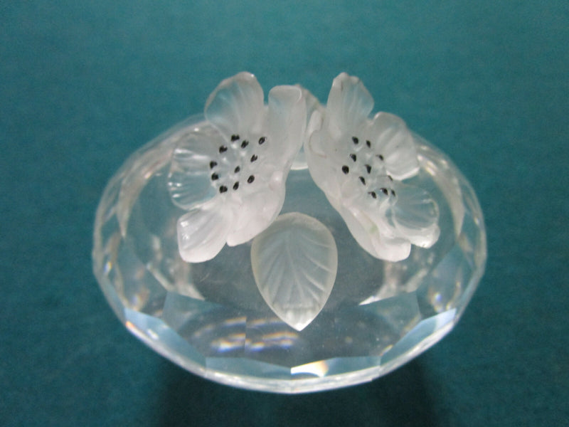 SWAROVSKI MAX SCHRECK FROSTED ANEMONES VASE BELLS TRINKET BOX CANDLEHOLDER PICK