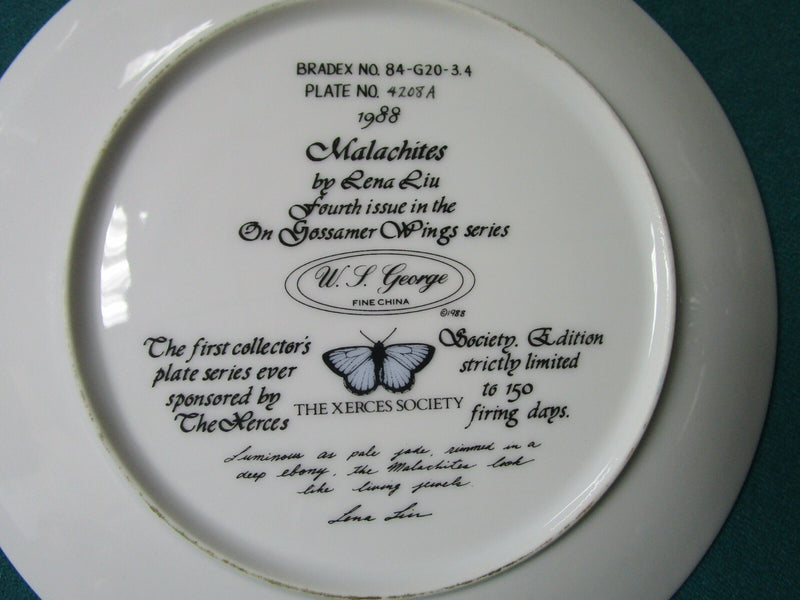 Lena Liu Collector Plates Butterflies Roses Fantasy Dahlia Pick 1