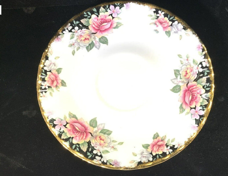 Royal Albert Concerto - Victoriana Rose  Porcelain Teacup & Saucer Pick 1 [80B]