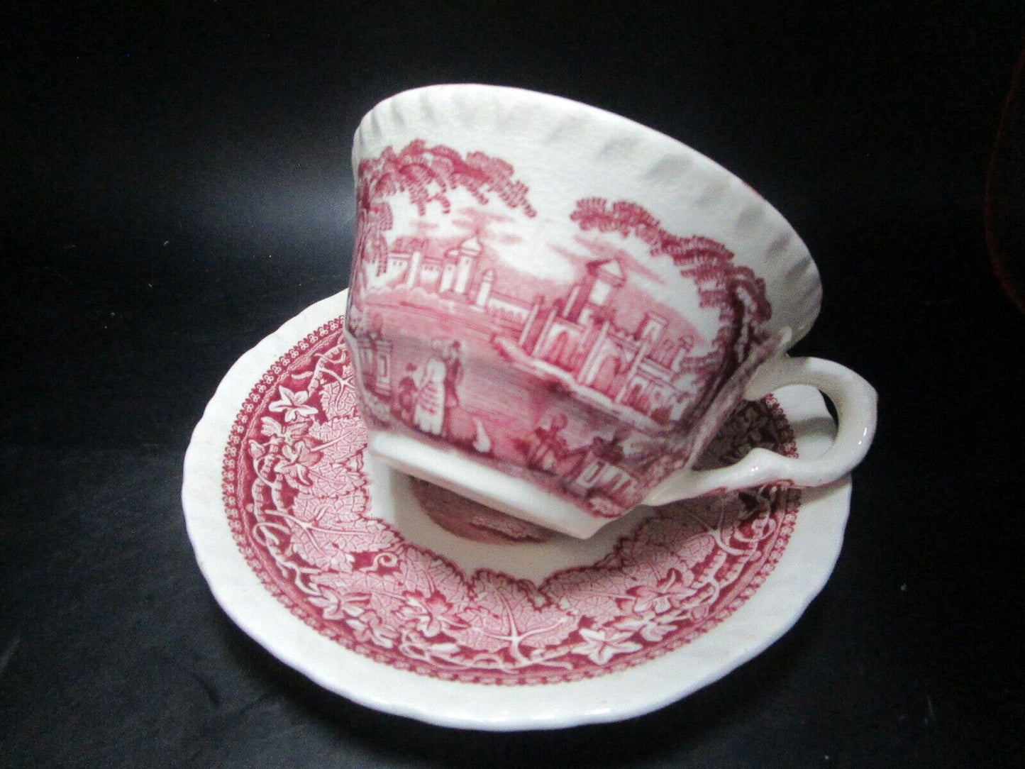 MASON'S ENGLAND tea CUP AND SAUCER Vista Pattern [a5#14]