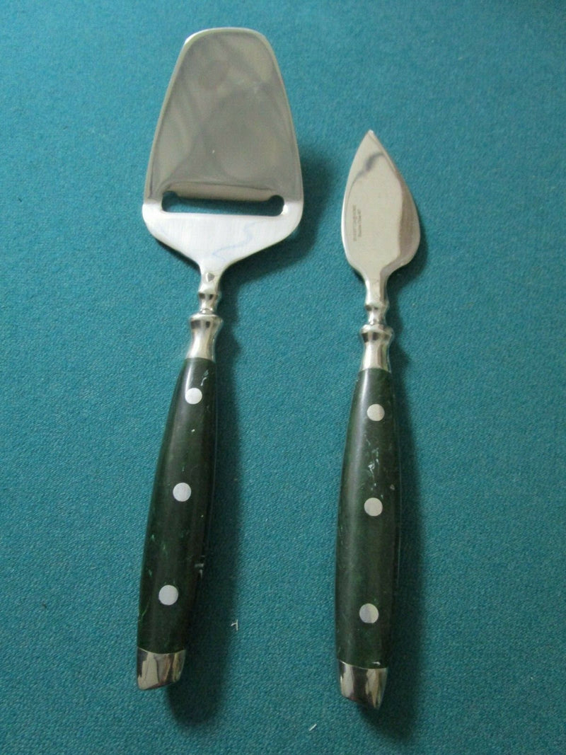 THAILAND FLATWARE BRASS AND WOODEN HANDLE BROWN AND GREEN PICK 1