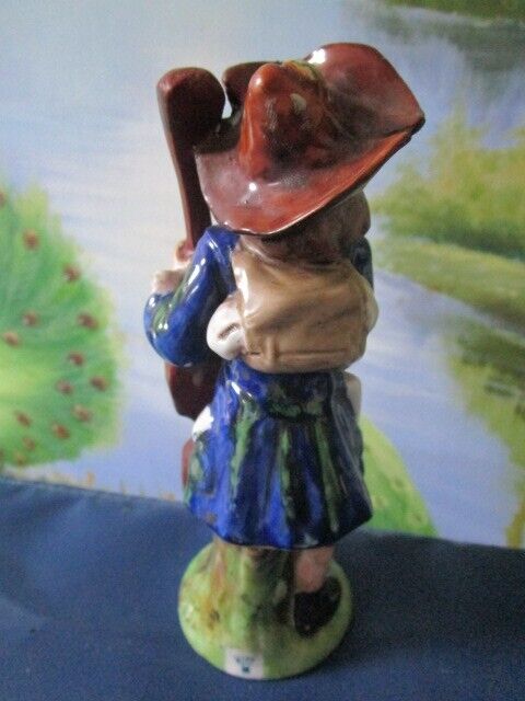 1880''s Capodimonte 19thC Porcelain Figurine Musician #3 Cello Player