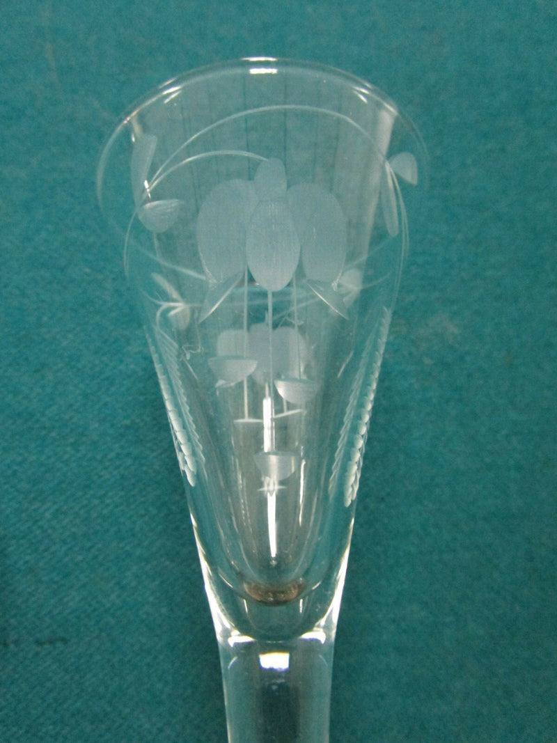 CORDIAL SHOT CRYSTAL GLASSES SET GOLD ETCH PURPLE CLEAR ETCH CERAMIC PICK ONE