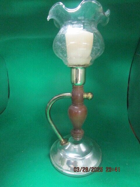 BRASS CHAMBERSTICK VINTAGE CANDLE HOLDER