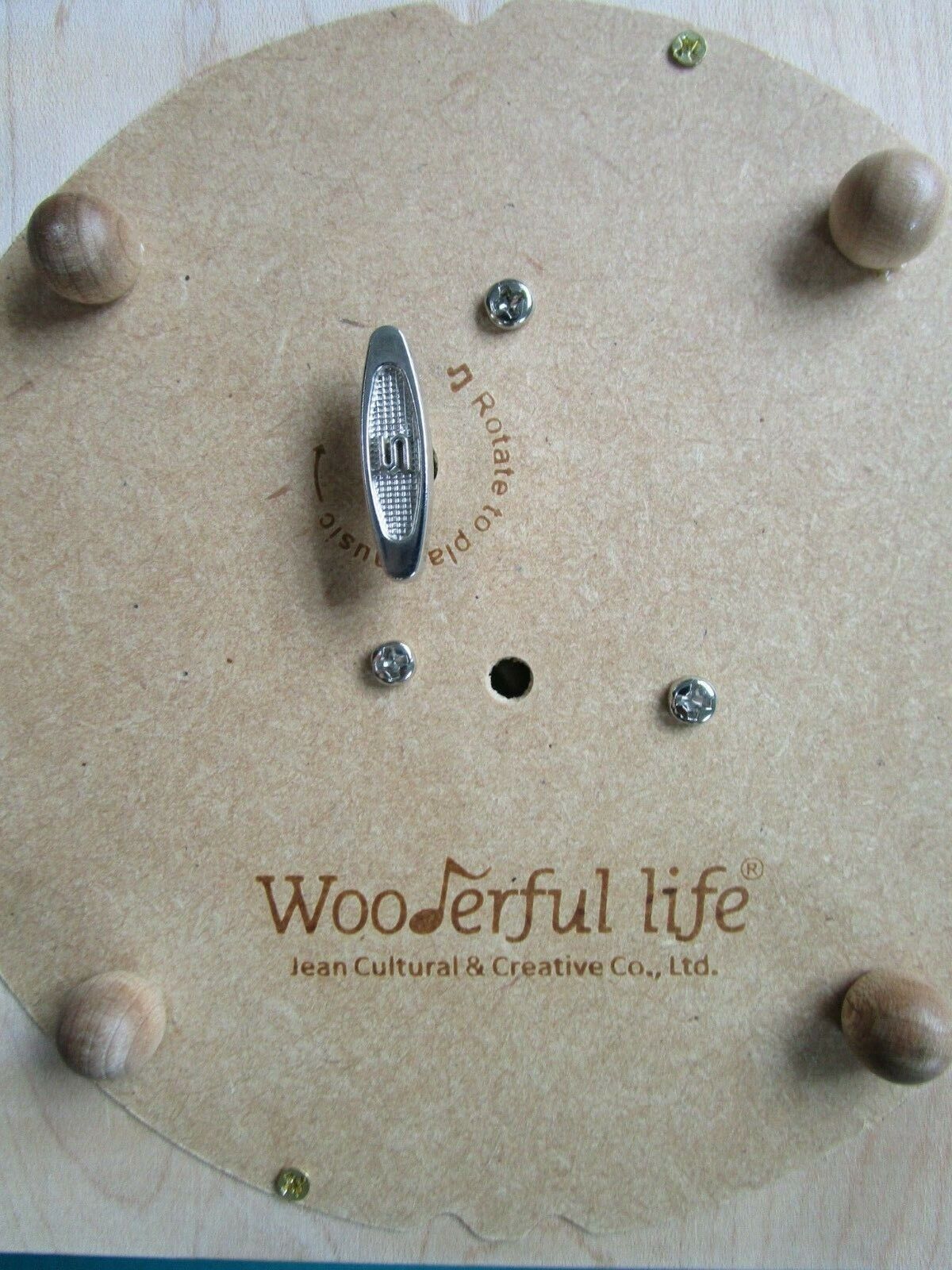 WONDERFUL LIFE MOVEMENT WOOD  MUSIC BOX OLD TRACK UNDER THE BRIDGE WITH A MILL