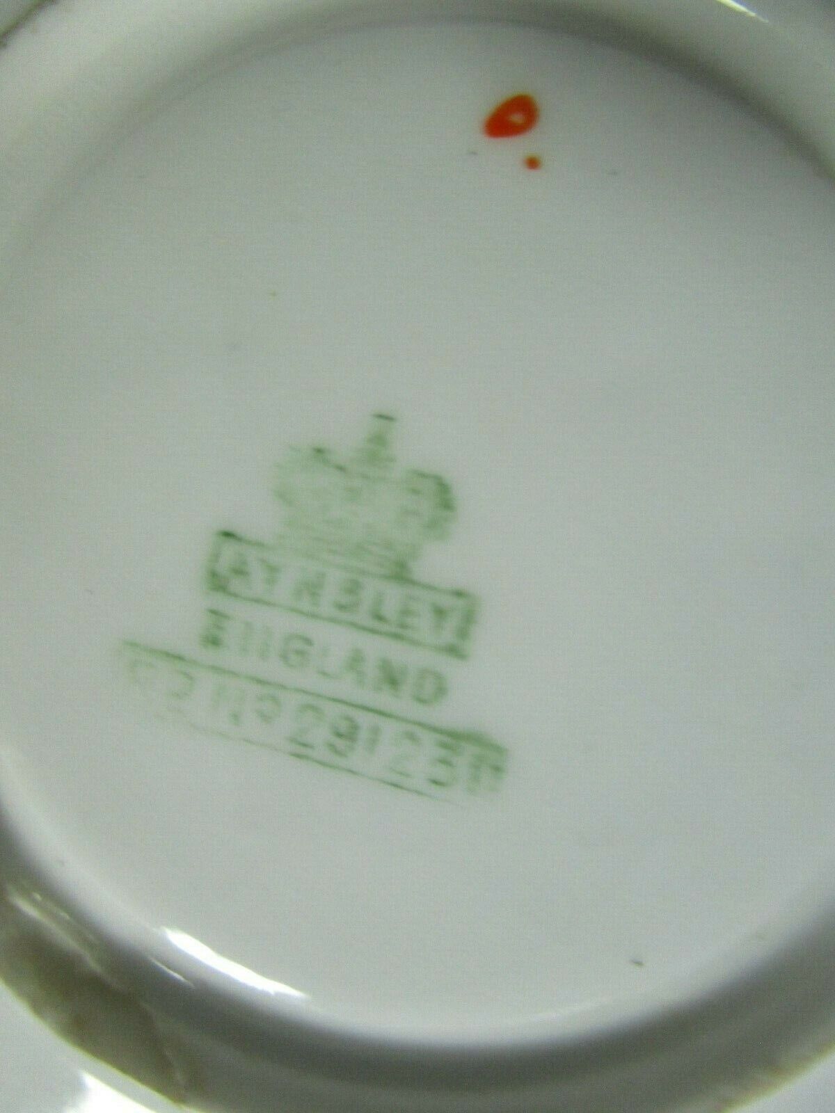 ANTIQUE AYNSLEY DISH RULE BRITANNIA VICTORIOUS KHAKI DISH 5 1/2"