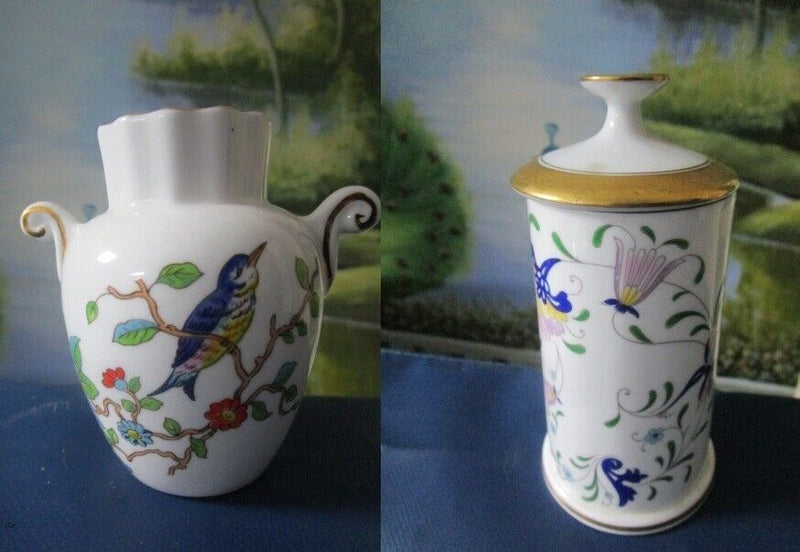 Aynsley Pembroke Coalport England 2 Mini Vases