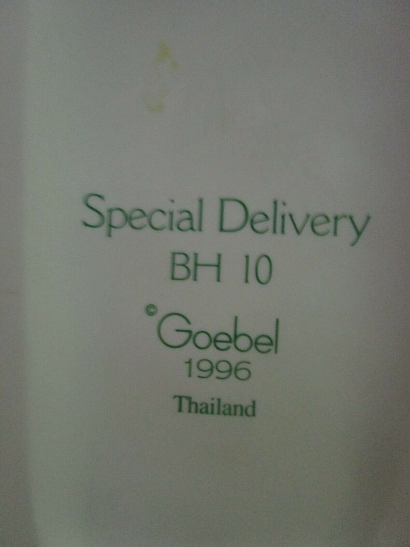 ORIGINAL STUDIO HUMMEL SPECIAL DELIVERY DOUBLE FIGURINE  BH-10 1996  7 x 4"