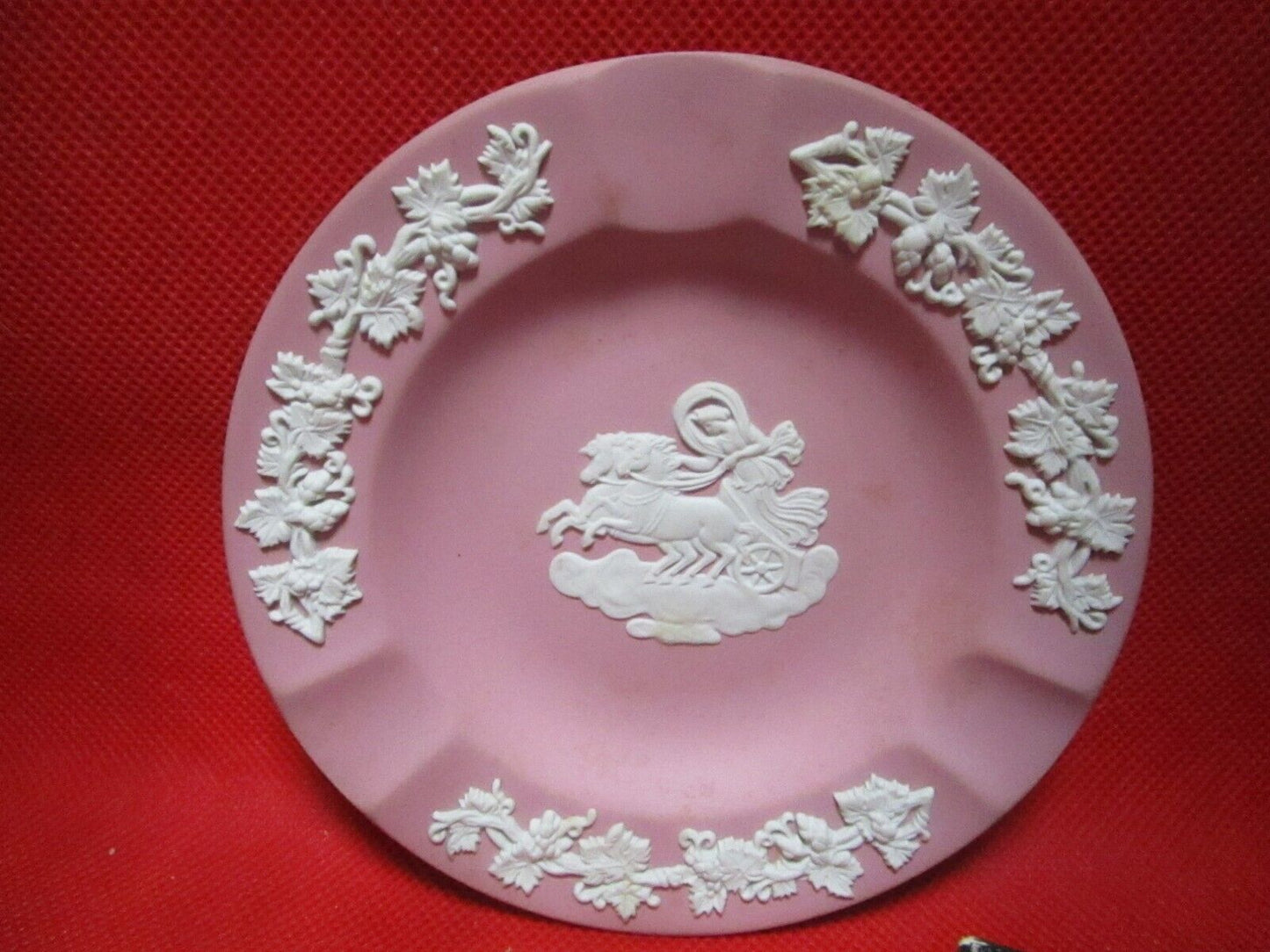 Wedgwood dish "Aurora" pink jasperware 4 1/2" nib