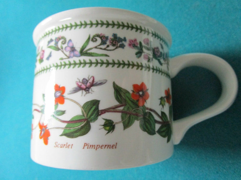 Portmeirion England Cup Saucer  Trio Botanical Flowers Herbs Pick1 [120b]